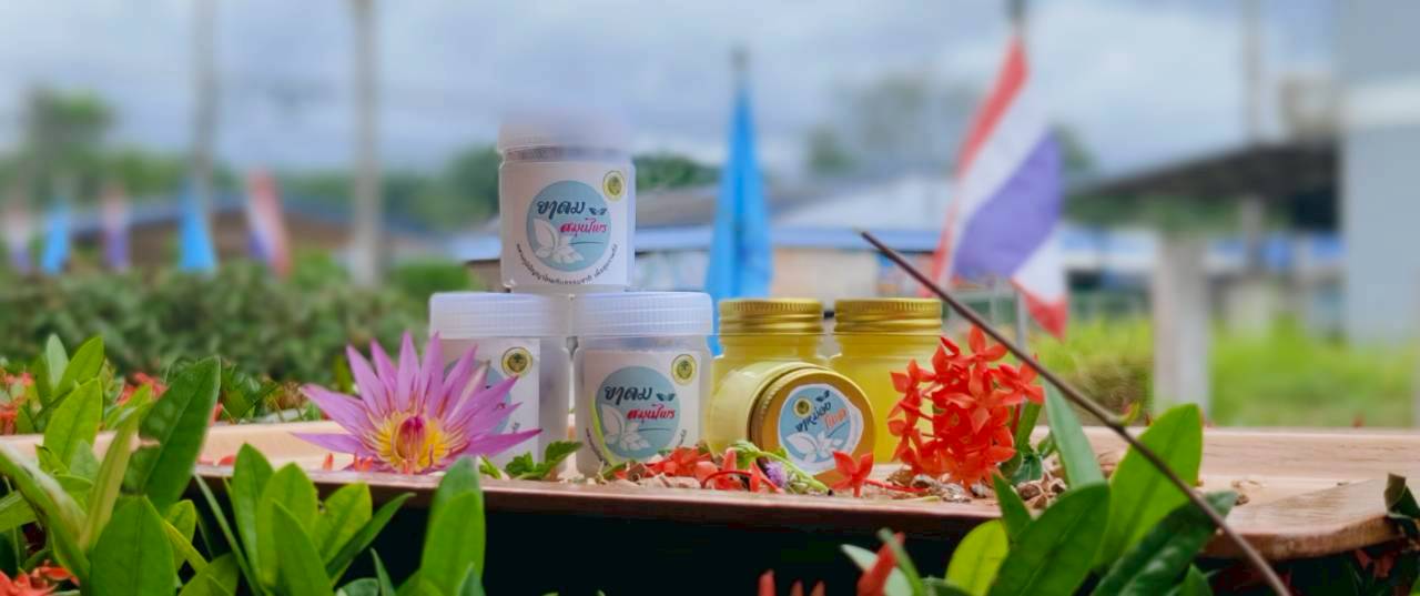 โครงการฝึกอบรมเชิงปฏิบัติการส่งเสริมอาชีพให้แก่ประชาชน  ในพื้นที่อบต.มะขามเตี้ย กิจกรรม "ผลิตยาดมสมุนไพรและยาหม่องไพล"