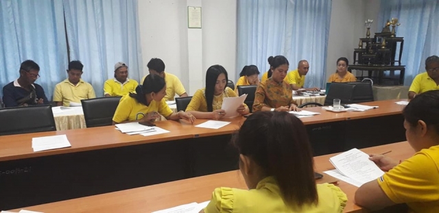 โครงการพัฒนาศักยภาพบุคลากร "ส่งเสริมคุณธรรม และจริยธรรม ผู้บริหาร สมาชิกสภาฯ พนักงาน