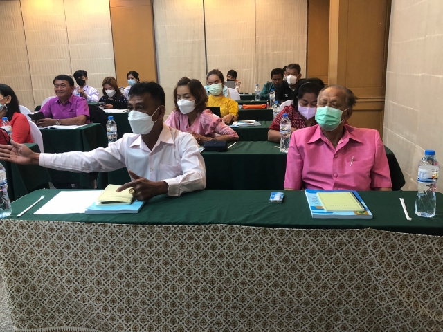 โครงการอบรมหลักสูตร "การบริหารแผนพัฒนาฯ และงบประมาณในข้อบัญญัติงบประมาณรายจ่ายประจำปี 2565 ฯ