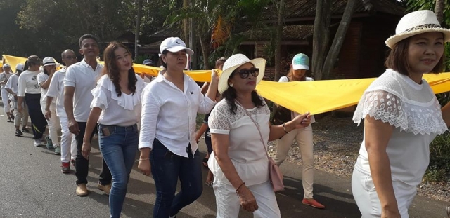 แห่ผ้าห่มพระธาตุศรีสุราษฎร์ ประจำปี2562